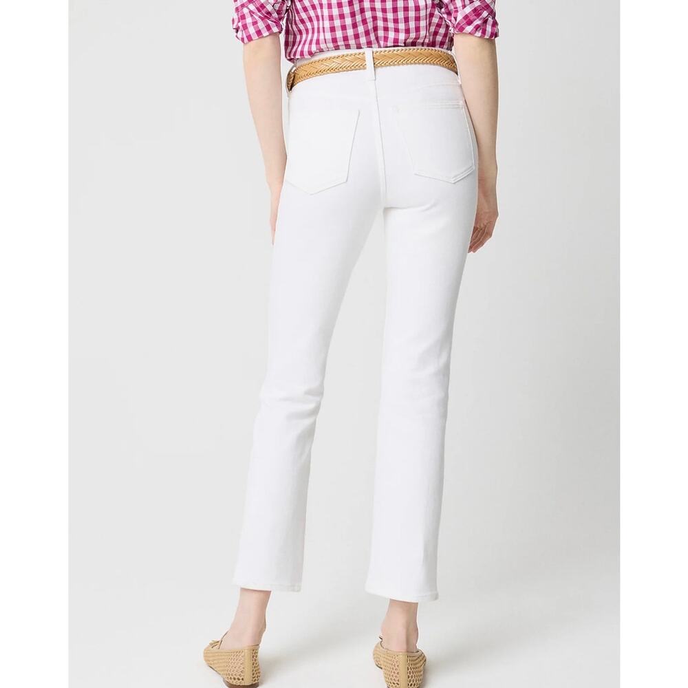 NWT J.Crew Essential straight white jean in all-day stretch Size 31 - Picture 2 of 8